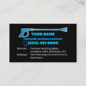 圧力洗浄名刺 名刺 (正面)