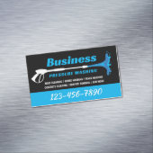 圧力洗浄式パワーウォッシャー洗浄すごい装置 マグネット名刺 (インサイチュ)