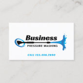 圧力洗浄式パワーウォッシャー洗浄モダン装置 名刺 (正面)