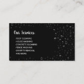 圧力洗浄式パワーウォッシャー金ゴールド金属洗浄 名刺 (裏面)