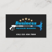 圧力洗浄式パワーウォッシャー5スタークリーニング 名刺 (正面)