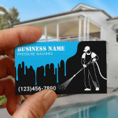 圧力洗浄式洗力式洗ハウス洗浄 名刺