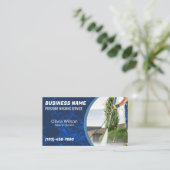 圧力洗浄式洗力式洗ハウス洗浄 名刺 (スタンド正面)