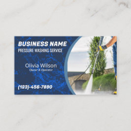 圧力洗浄式洗力式洗ハウス洗浄 名刺