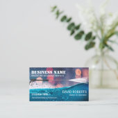 圧力洗浄式洗力窓洗浄 名刺 (スタンド正面)