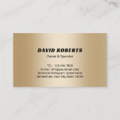 圧力洗浄式洗車場清掃サービス 名刺 (裏面)