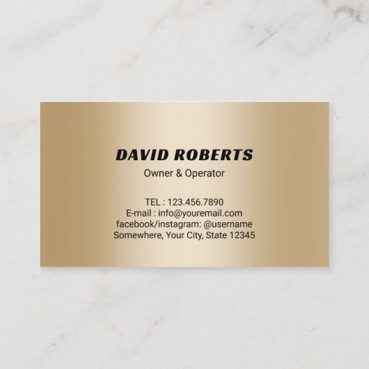 圧力洗浄式洗車場清掃サービス 名刺 (裏面)