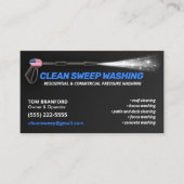 圧力洗浄愛国力洗剤 名刺 (正面)