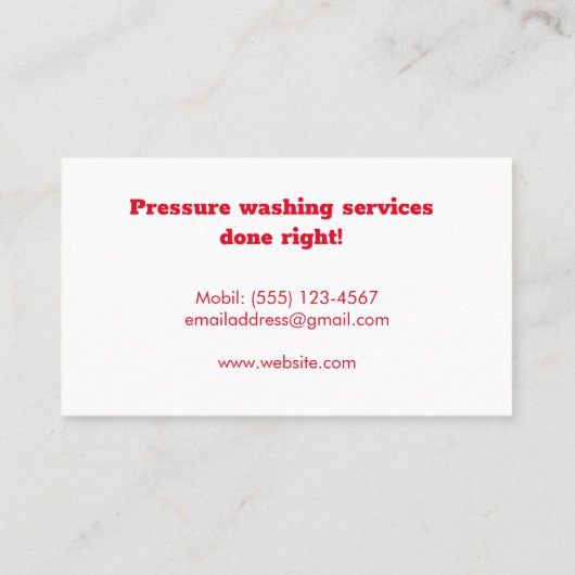 圧力洗浄愛国赤海軍 名刺 (裏面)