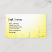 圧力洗浄気泡金ゴールド電力洗浄洗浄 名刺 (裏面)