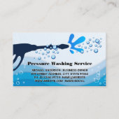 圧力洗浄水スプレー |シャボン玉 名刺 (正面)