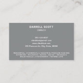 圧力洗浄水噴霧ガングレー 名刺 (裏面)