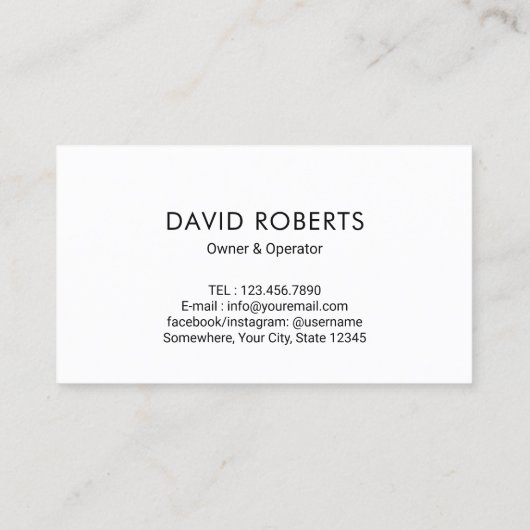 圧力洗浄水洗式青い洗ストライプ浄 名刺 (裏面)