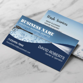 圧力洗浄水滴動力洗浄洗浄 名刺