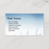 圧力洗浄水滴洗浄 名刺 (裏面)