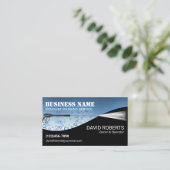 圧力洗浄水滴洗浄 名刺 (スタンド正面)