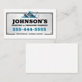 圧力洗浄絵画と名刺 名刺 (正面/裏面)