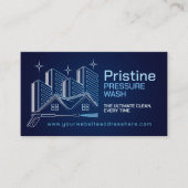 圧力洗浄設備 名刺 (正面)