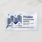 圧力洗浄設備 名刺 (正面)