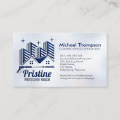 圧力洗浄設備 名刺 (正面)