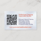 圧力洗浄設備 名刺 (裏面)