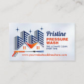 圧力洗浄設備 名刺 (正面)