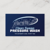 圧力洗浄設備 名刺 (正面)