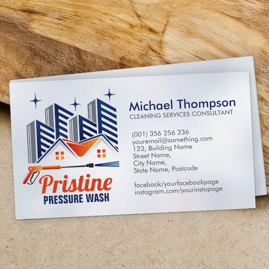 圧力洗浄設備 名刺