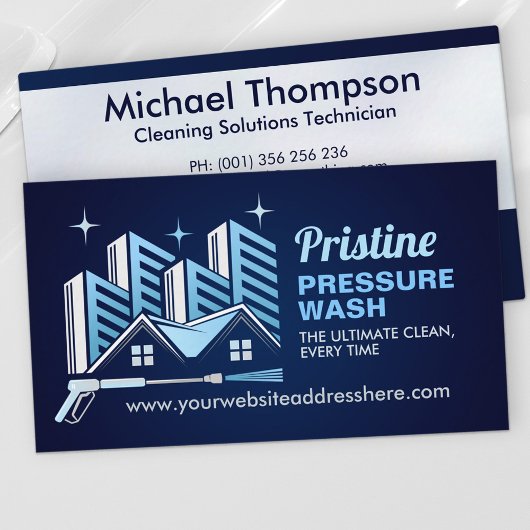 圧力洗浄設備 名刺