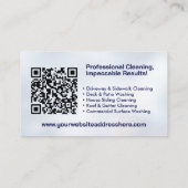 圧力洗浄設備 名刺 (裏面)