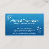 圧力洗浄設備 名刺 (裏面)