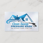 圧力洗浄設備 名刺 (正面)