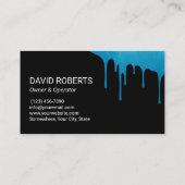 圧力洗浄電力洗浄3Dワーカークリーニング 名刺 (裏面)