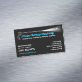 圧力洗浄黒洗式洗力機 マグネット名刺 (インサイチュ)