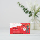 圧力洗浄/クリーニングテンプレート名刺 名刺 (スタンド正面)