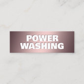 圧力洗浄 スキニー名刺 (正面)