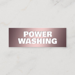 圧力洗浄 スキニー名刺