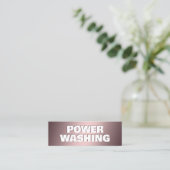 圧力洗浄 スキニー名刺 (スタンド正面)