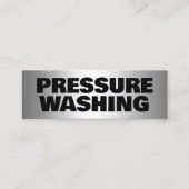 圧力洗浄 スキニー名刺 (正面)