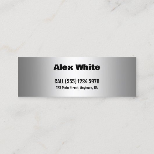 圧力洗浄 スキニー名刺 (裏面)