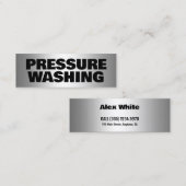 圧力洗浄 スキニー名刺 (正面/裏面)