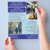 圧力洗浄 チラシ (手)