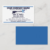 圧力洗浄 名刺 (正面/裏面)