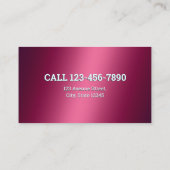 圧力洗浄 名刺 (裏面)