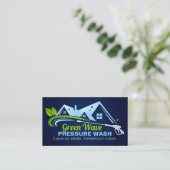 圧力洗環境にやさし浄サービス 名刺 (スタンド正面)