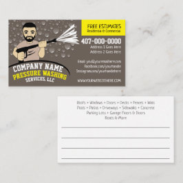 圧力電力洗浄とクリーニングのカスタマイズ可能バス 名刺