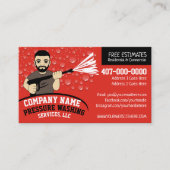 圧力電力洗浄とクリーニングのカスタマイズ可能バス 名刺 (正面)