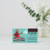 圧力電力洗浄とクリーニングのカスタマイズ可能バス 名刺 (スタンド正面)