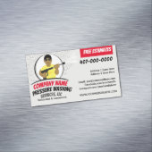 圧力電力洗浄とクリーニングのカスタマイズ マグネット名刺 (インサイチュ)