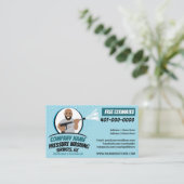 圧力電力洗浄とクリーニングのカスタマイズ 名刺 (スタンド正面)